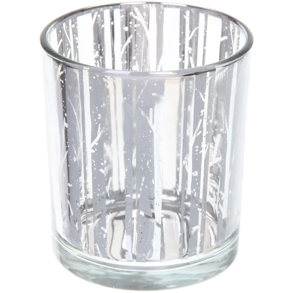 Подсвечник «Сияние» 8,5*10 см, Серебро