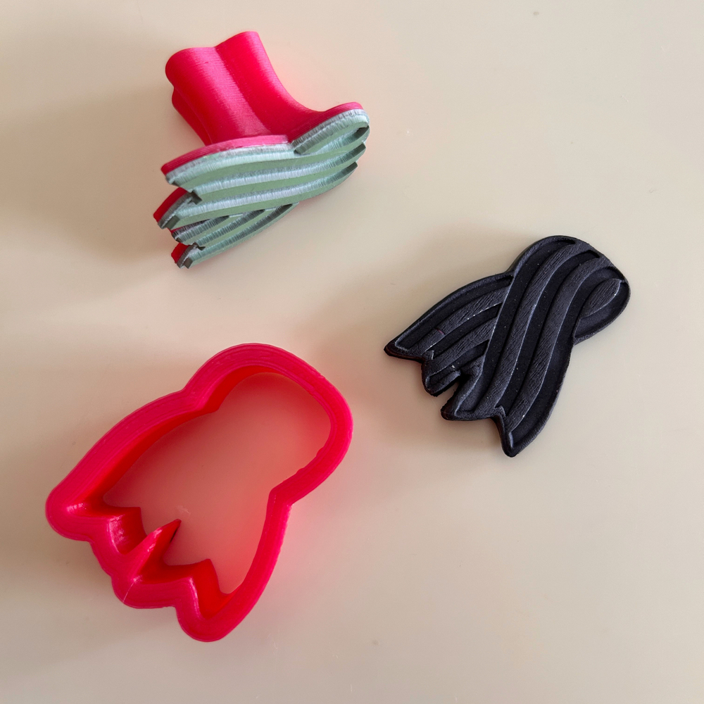 Штамп с вырубкой "Георгиевская лента"