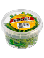 Виброхвост несъедобный Helios Chebak 3,15"/8 см Orange & Sparkles 100шт. (HS-3-022-N)