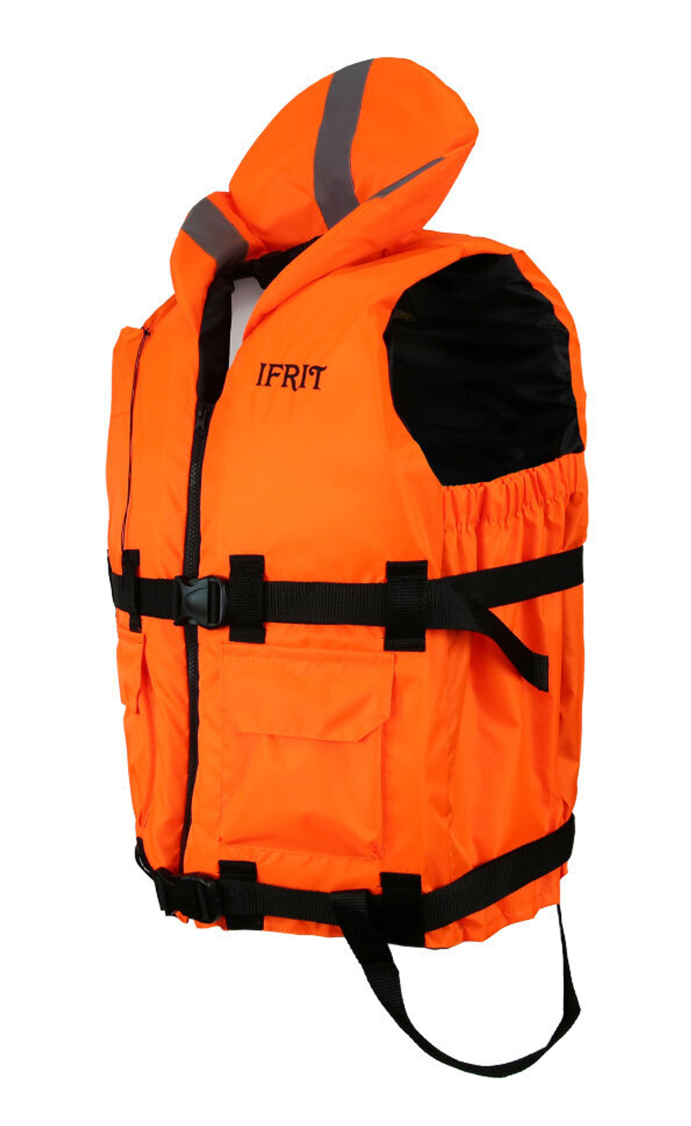 Жилет спасательный "IFRIT" 110кг, люм. оранжевый ЖС-405