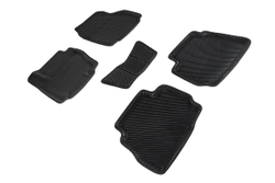 Коврики EVA 3D ромб для Ford Mondeo IV (овальный крепеж) 2007-2010, Seintex.95276