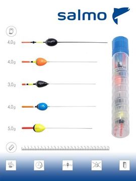 Набор полиуретановых поплавков Salmo PU ТЕЧЕНИЕ в тубусе 5шт. набор индивидуальная упаковка