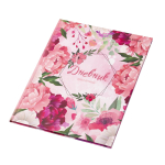 Дневник школьный Alingar 1-11 кл., 40л., 7БЦ, матовая ламинация, выб. УФ лак, 17,0 см. * 21,6 см, "Пионы"