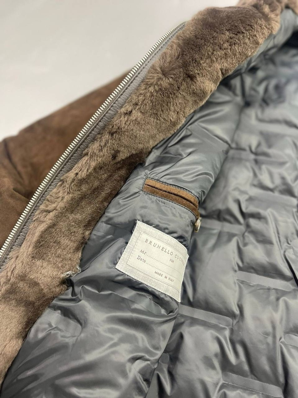 Замшевая куртка Brunello Cucinelli