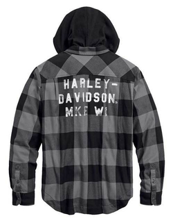 Мужская рубашка с капюшоном Harley-Davidson