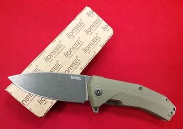 Складной нож Lion Steel "KUR" L/KUR BGR c клинком из стали Uddeholm Sleipner®, рукоять G10