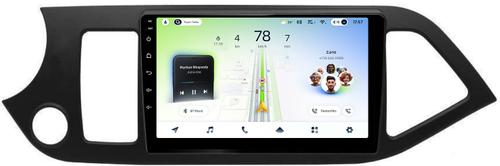 Магнитола для KIA Picanto 2 2011-2017 - Teyes CC4L-DTS монитор 9" IPS, Android 14, Быстрая, Snapdragon 662, CarPlay, 4G SIM-слот