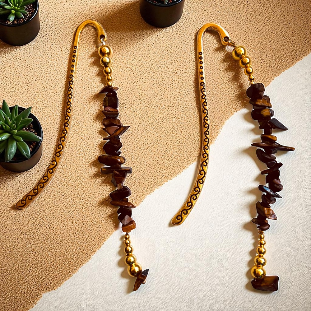 Книжная закладка. Тигриная зоркость, устремленная внутрь. Тигровый глаз