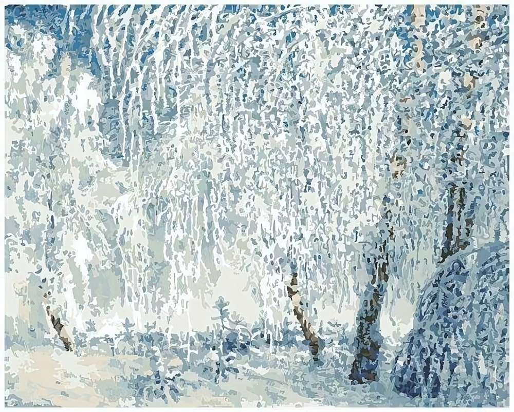 Картина по номерам 40*50см "Иней" (Lori)