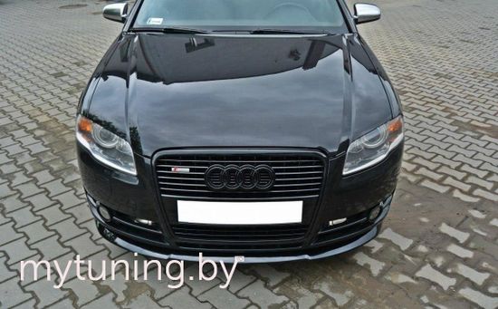 Накладка на бампер передний для AUDI A4 B7 (04-07)