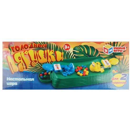 Игра настольная голодные лягушки, кор.37*13,5*7см Умные игры