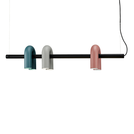 Pendant design lamp-трек Cirkus by AGO Lighting (Blue/Grey/Pink)