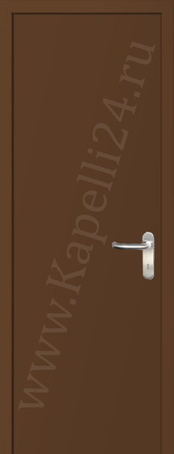 Дверь влагостойкая пластиковая KAPELLI multicolor ДГ RAL 8007 Палево-коричневый + коробка