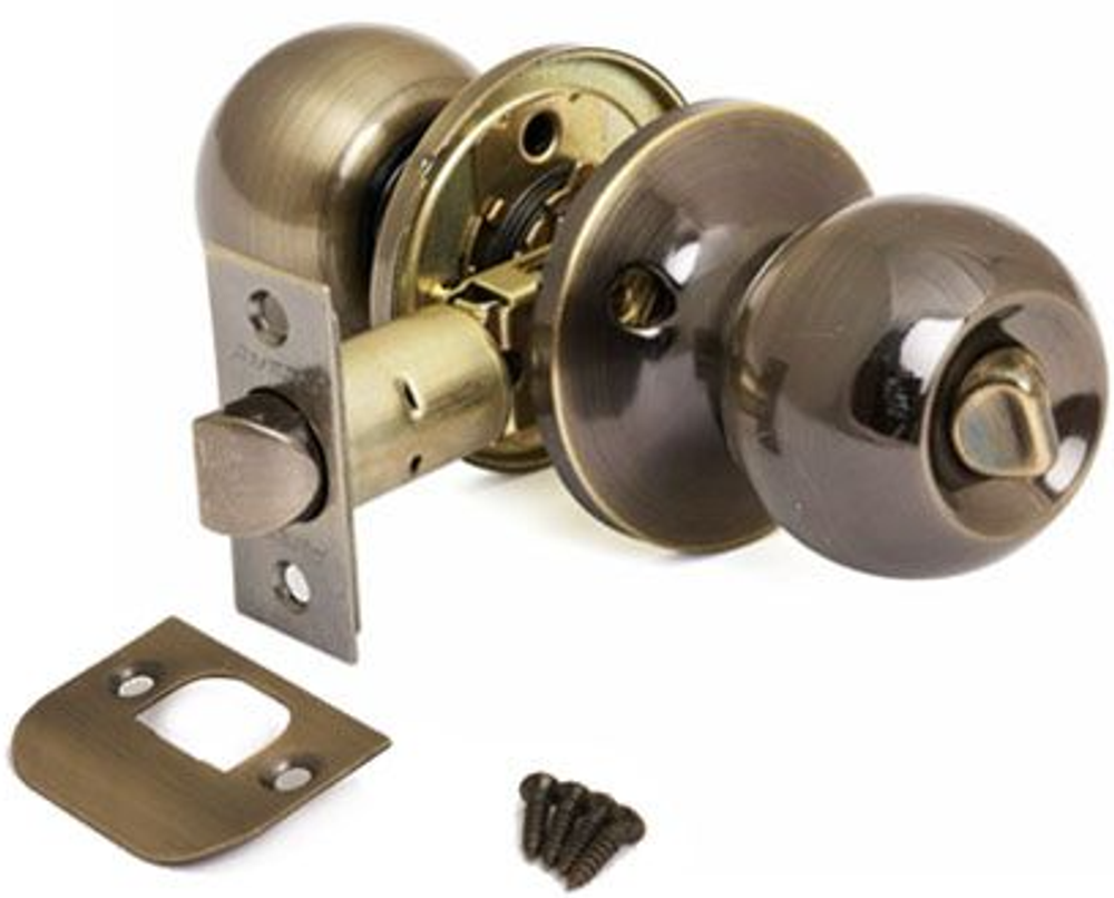 Ручка-защелка Аверс 6072-03 бронза фиксатор