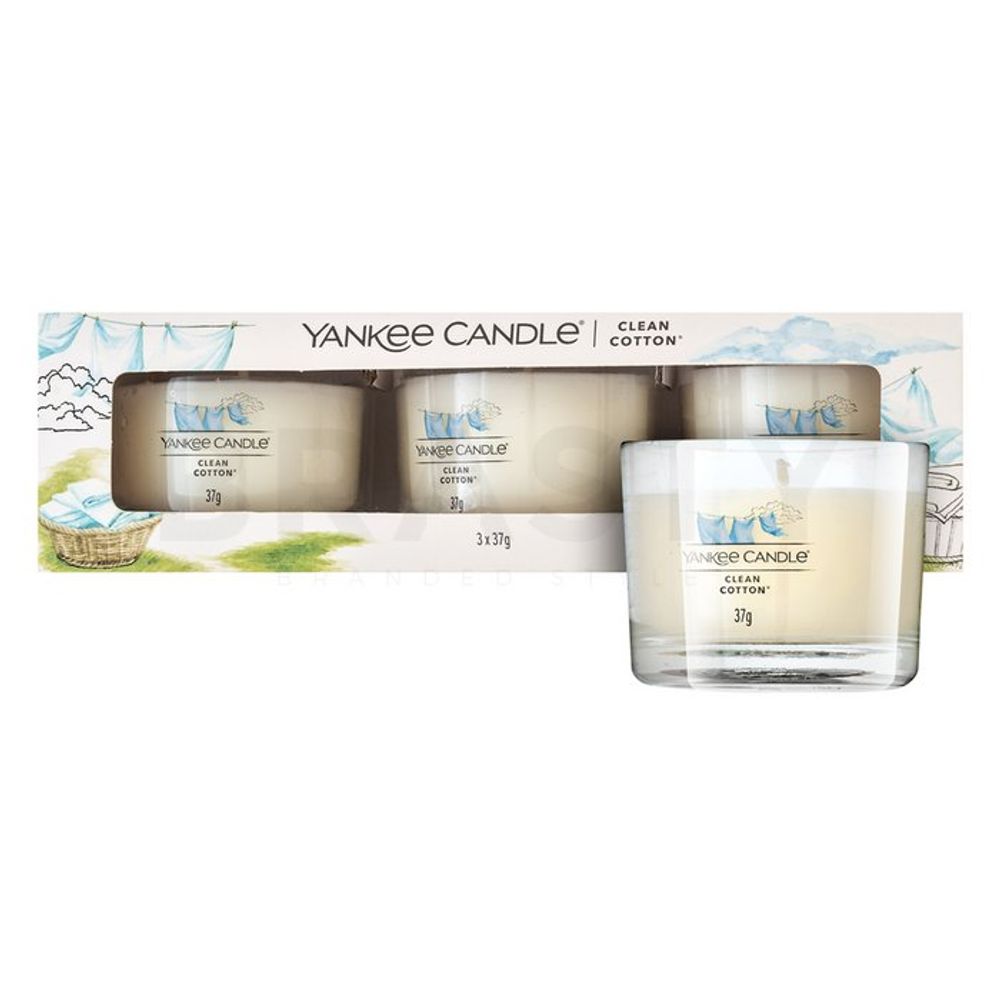 Yankee Candle Clean Cotton 3 x 37 g 111