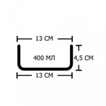 Миска "efox" TERRA для питомцев из бамбука, форма чаша