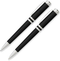 Набор шариковая ручка и карандаш 0.9мм FranklinCovey Freemont FC0031-1 цвет черный в подарочной коробке