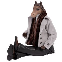 Кукла интерьерная коллекционная Конь Мистер Льюис