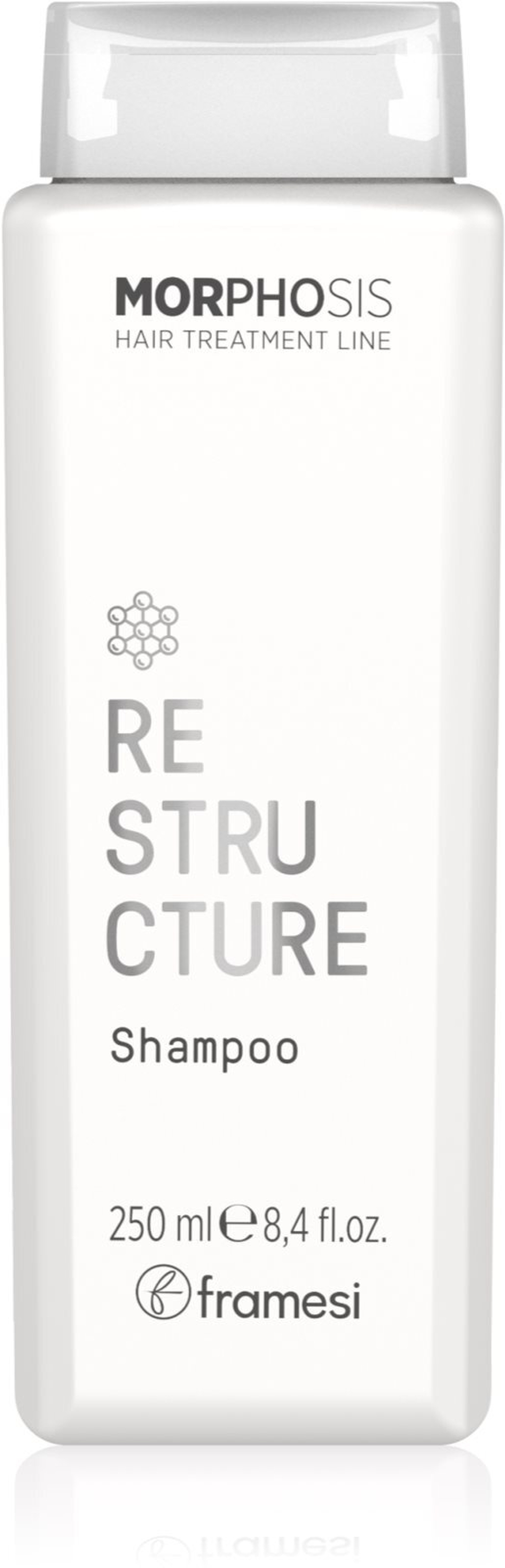 Framesi Morphosis Restructure - укрепляющий шампунь для поврежденных волос /   250  ml  / GTIN 8059606681290