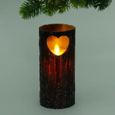 Сувенир с подсветкой «Свеча - LOVE» 7,5*17,5 см (работает от батареек 3 ААА)