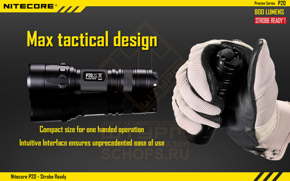 Фонарь Nitecore P20