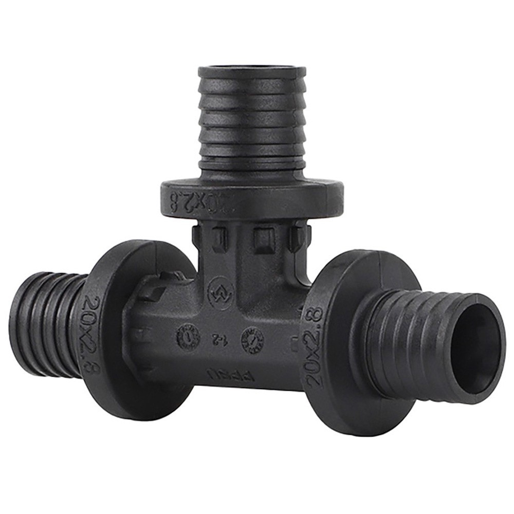 Тройник VARMEGA Slide-fit равносторонний, 32, аксиальный, PPSU, VM50404