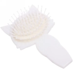 Расческа массажная детская «Zverushka» леопард, цвет желтый/белый , 7*13см