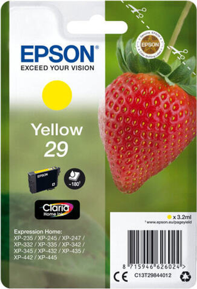 Картридж струйный желтый 1 шт Epson C13T29844022
