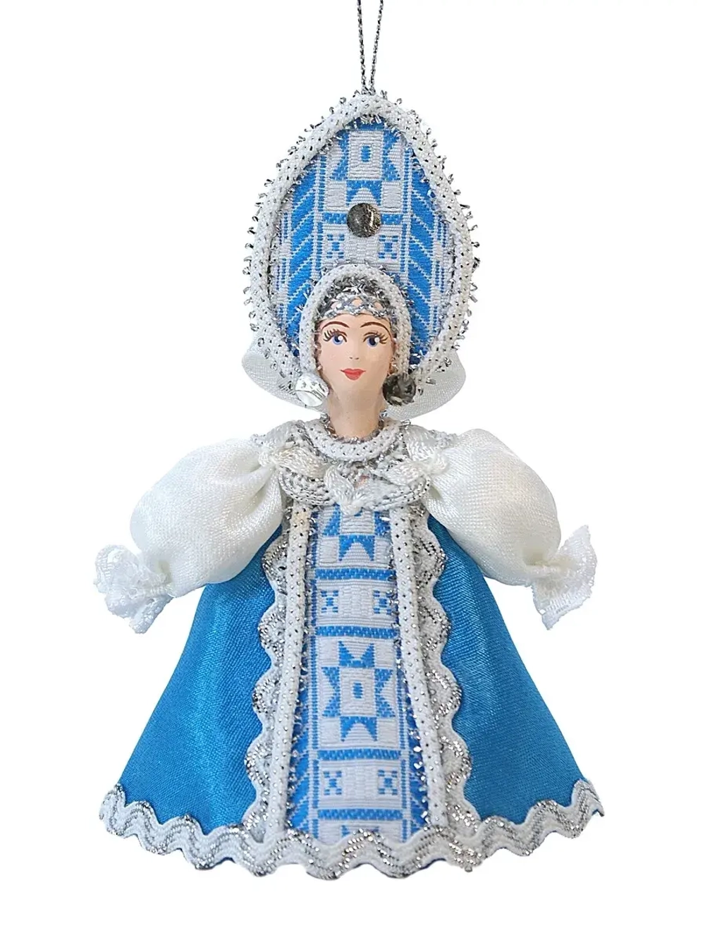 Кукла елочная игрушка Снегурочка