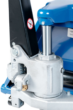 NORDBERG (N3903-15) Тележка (рохля) складская гидравлическая с низким подхватом 1.5 т, с полиуретановыми колесами