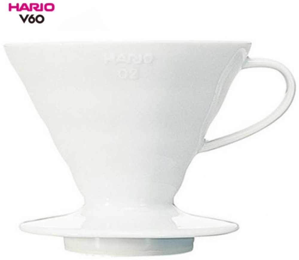 HARIO V60 02 керамика белый, красный