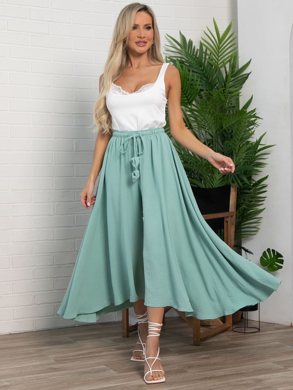 Брюки Эльче (зеленые) Б16076-39М LT Collection