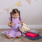 Набор для детского сада: кармашек, коврик, мешок. Лес принт