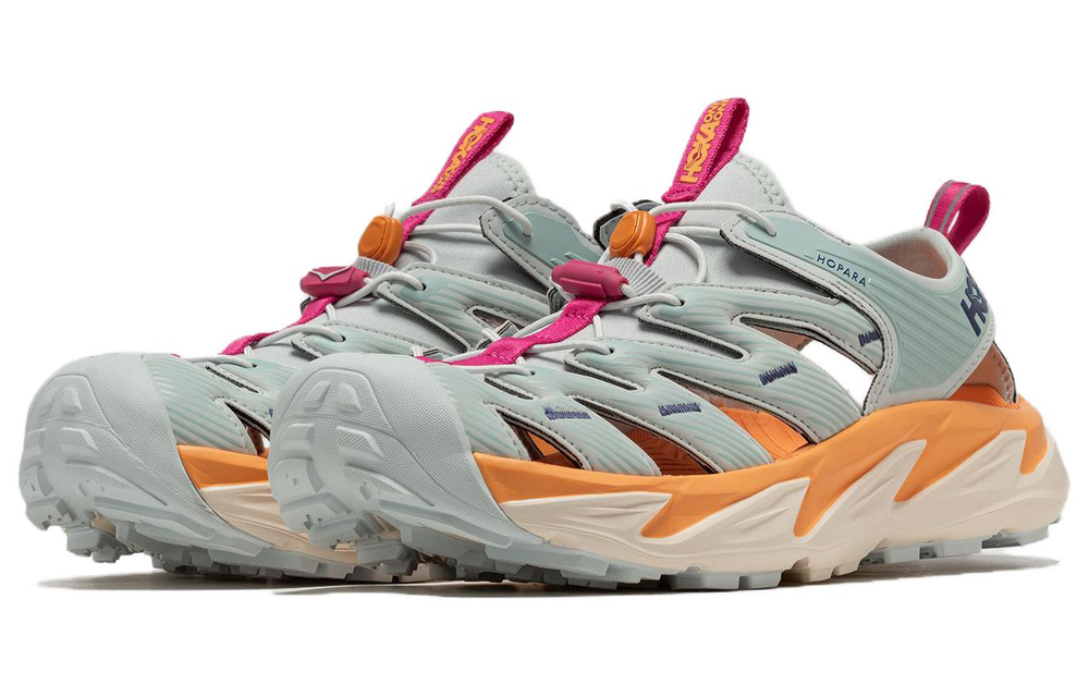 HOKA ONE ONE Hopara Sandal "Ice Flow Mock Orange"