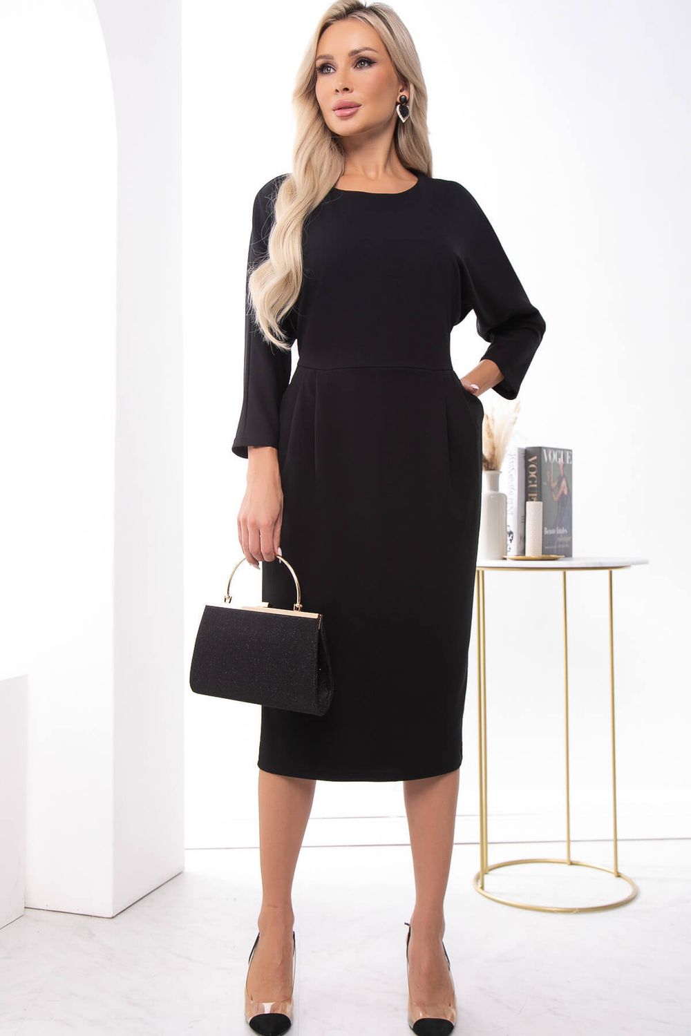 Платье "Этерия" (блэк) НЬЮ П7393 LT Collection