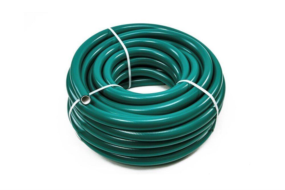 Шланг 3/4" 25 м, поливочный армированный мягкий 5-ти слойный 3,0 мм, голубой, ПВХ, "Поток 100", 66-3-925