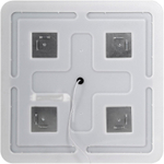 Зеркало BelBagno SPC-MAR-800-800-LED-TCH-WARM с подсветкой с подогревом с сенсорным выключателем