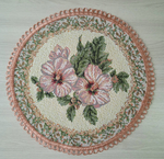 Декоративная сервировочная салфетка (d 30) Айва