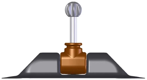 Уключина овал 92*208 чер