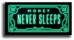 Постер "Деньги не спят"