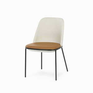 Обеденный стул Embrace оранжевый, светло-серый