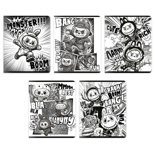 Тетрадь А5 48 л. АКАДЕМИЯ ХОЛДИНГ Монстрики-милашки (KB2030805)