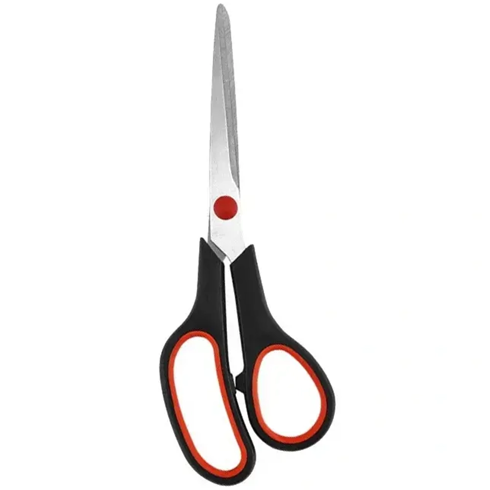 Ножницы универсальные бытовые «ИДЕЯДОМА», цвет черный, 19.3см (блистер Селфи)