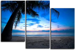 Модульная картина "Пляж на Карибах"