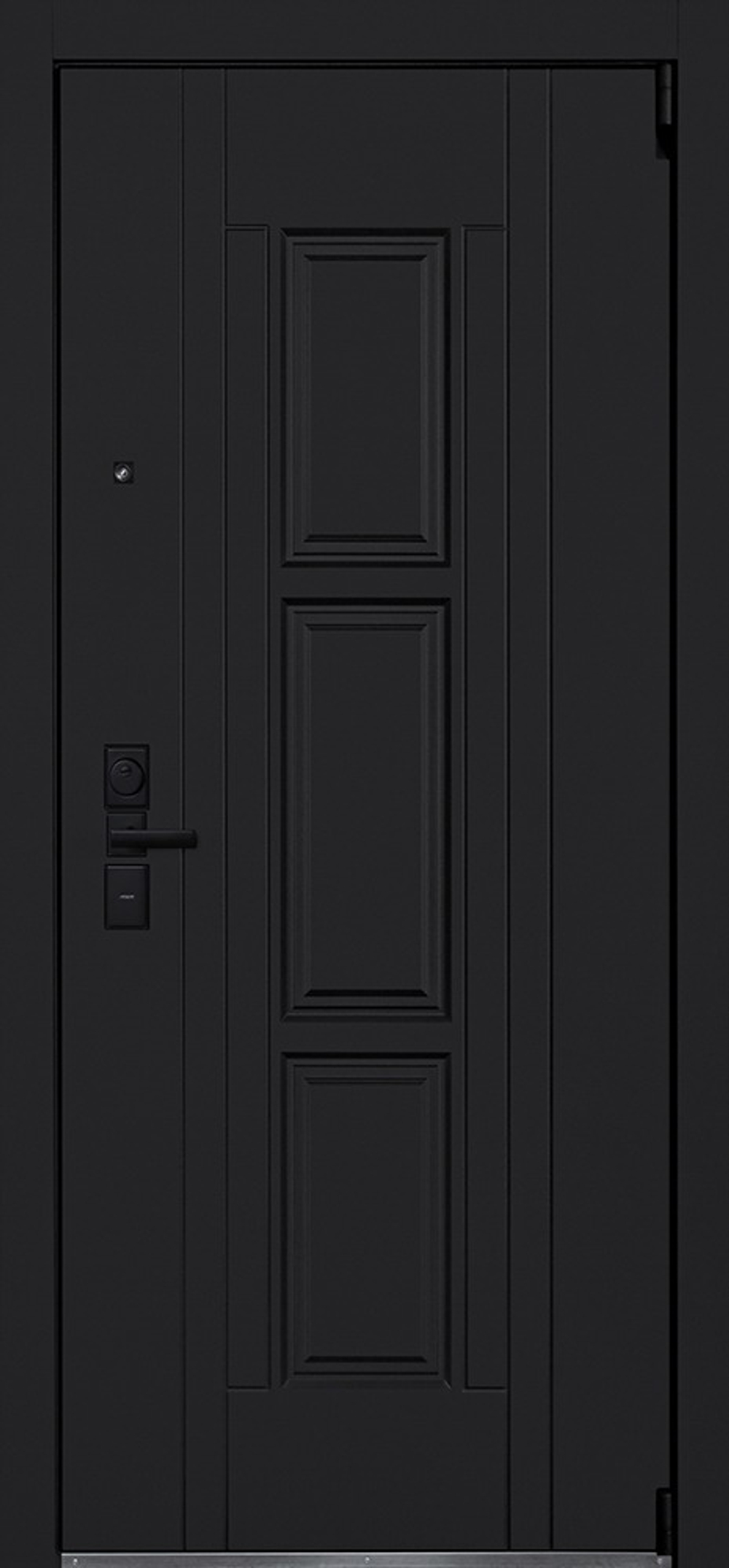 Стальная дверь "Freedom" с зеркалом. Заказная модель.