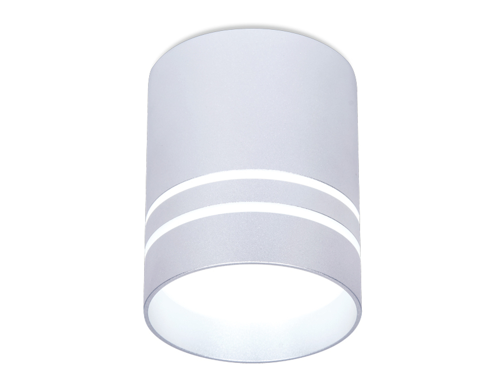 Накладной светодиодный точечный светильник TN241 SL/S серебро/песок LED 4200K 12W D80*100