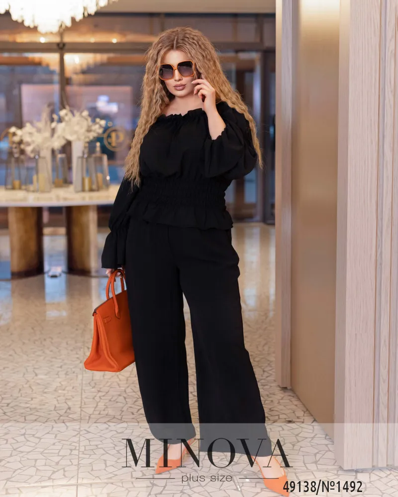 Костюм 1492-черный Minova