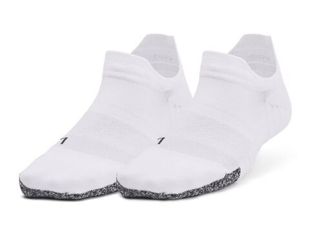 Теннисные носки Under Armour Women's Breathe No Show Tab Socks 2P - White