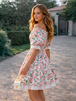 Сарафан платье летнее для девочки "Розочки"