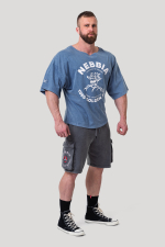 Футболка Washed Rag Top GOLDEN AGE 788 Синяя